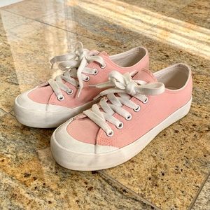 Pastel Pink Canvas shoes